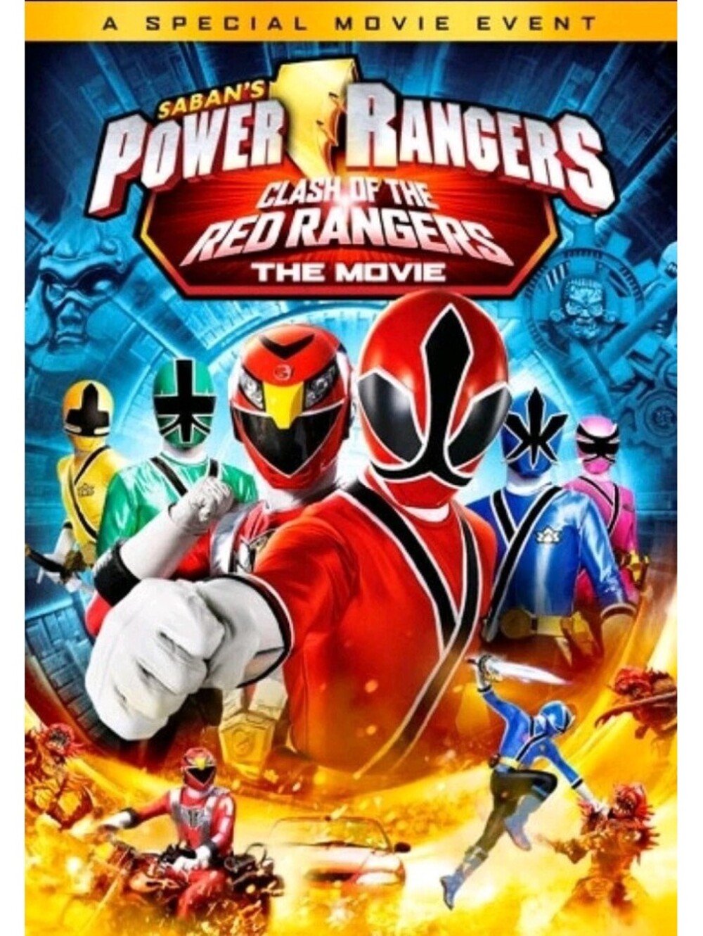 Power Rangers: Clash of the Red Rangers Special Event [ DVD, 2013 ]  RARE